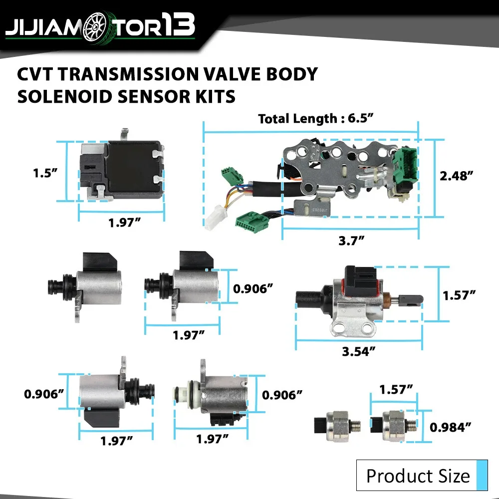 Valve Body Solenoid Kit for CVT JF011E / RE0F10A (MPN jijia021403) image 4