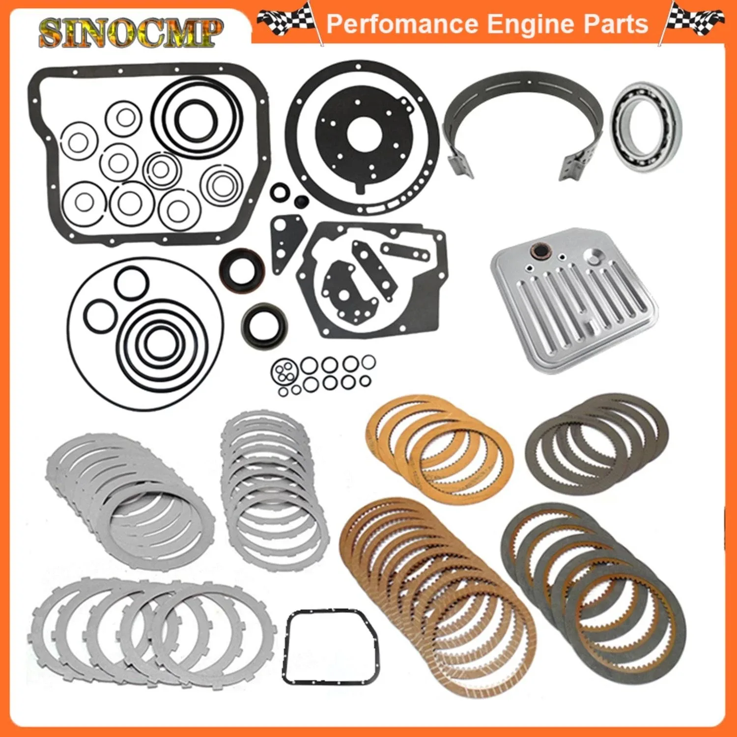 1998-2002 Dodge Chrysler A518/46RE/A618/47RE Transmission Master Rebuild Kit