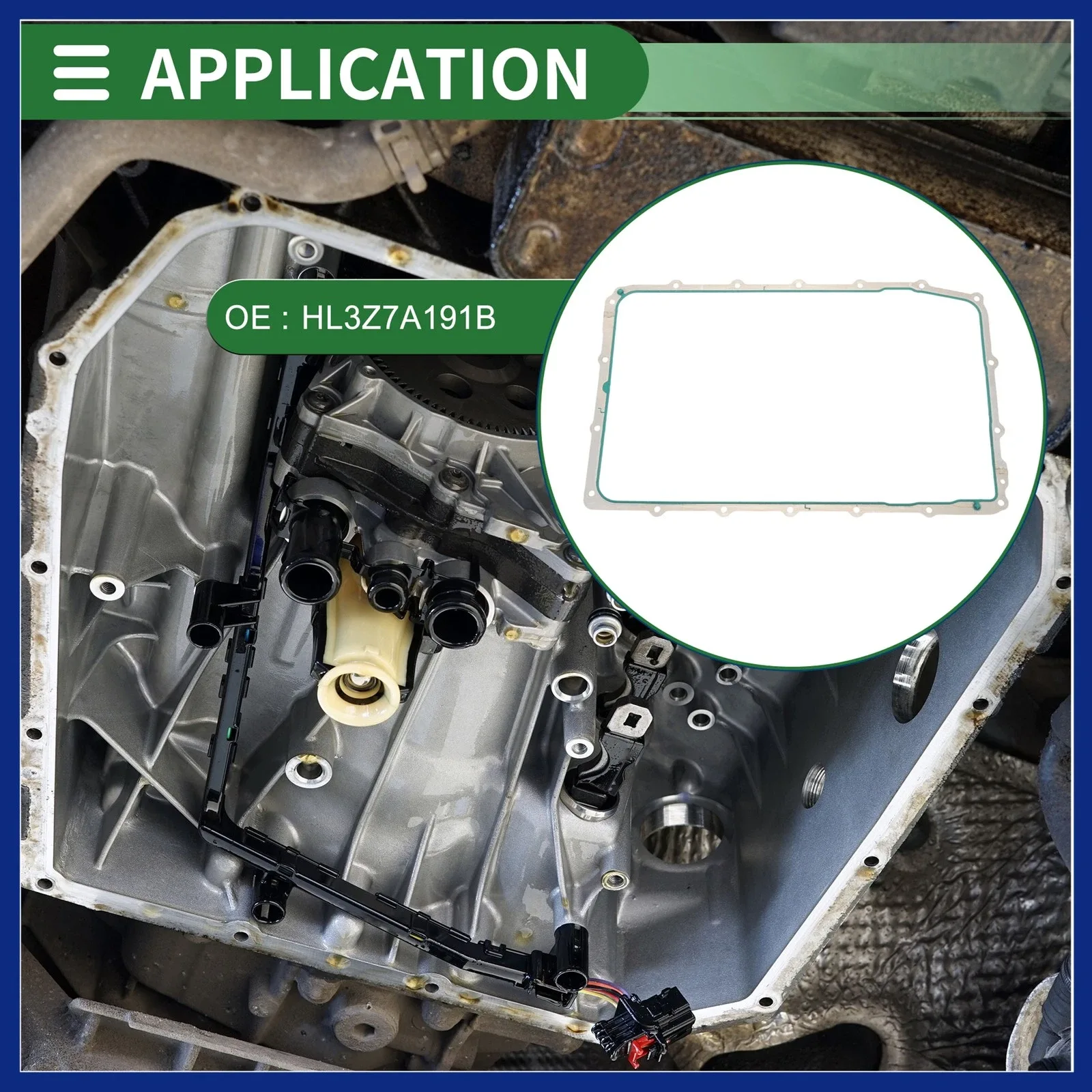 No.HL3Z7A191B Auto Oil Pan Gasket Fit For Ford Expedition For Ford F-150 image 3
