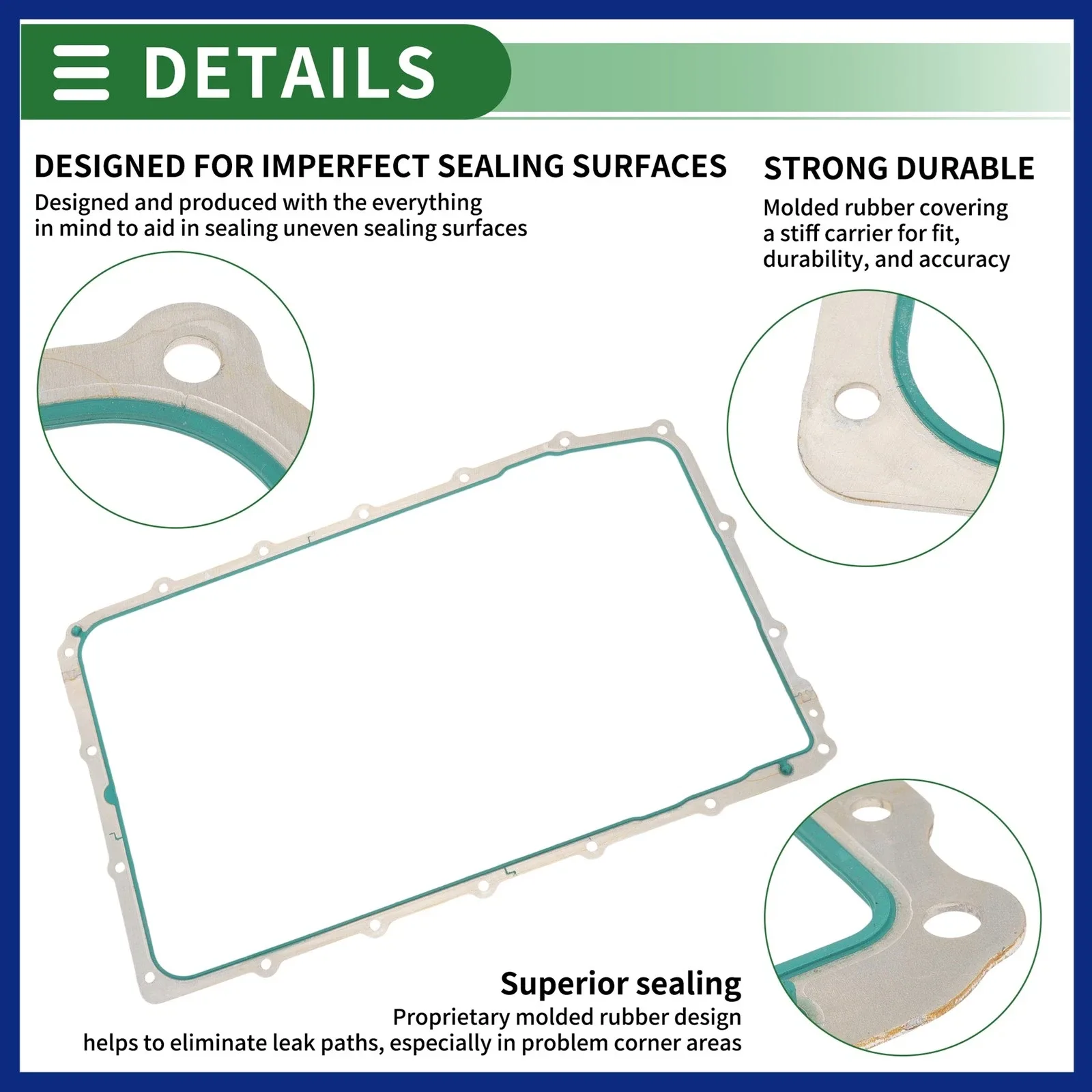 No.HL3Z7A191B Auto Oil Pan Gasket Fit For Ford Expedition For Ford F-150 image 4