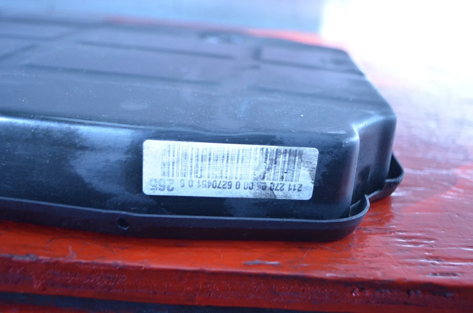 05-06 MERCEDES-BENZ W211 E320 3.2L OM648 TRANSMISSION OIL PAN OEM image 4