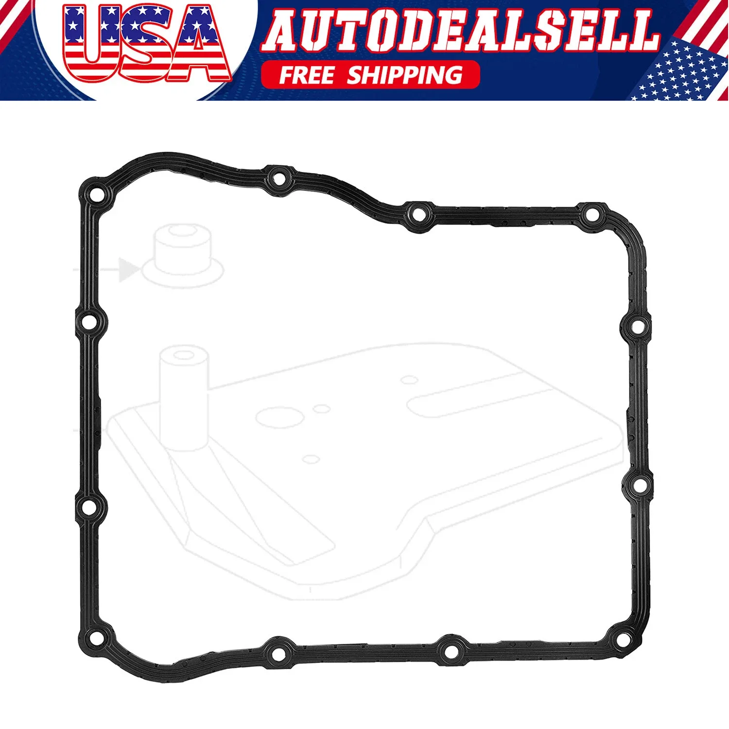 For GM Silverado Sierra Allison Automatic Transmission Fluid Pan Gasket 29549684