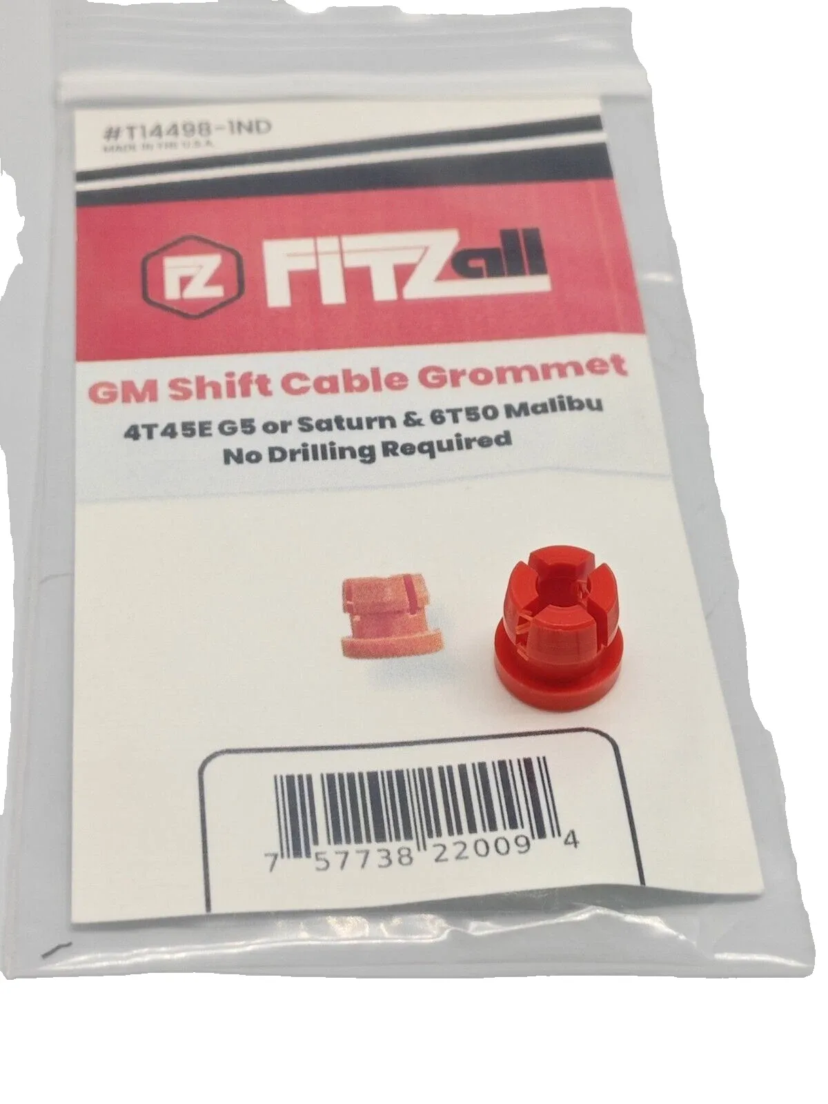 4T45E GM Shift Cable Grommet T14498-1ND - FITZALL TECHPAK image 2