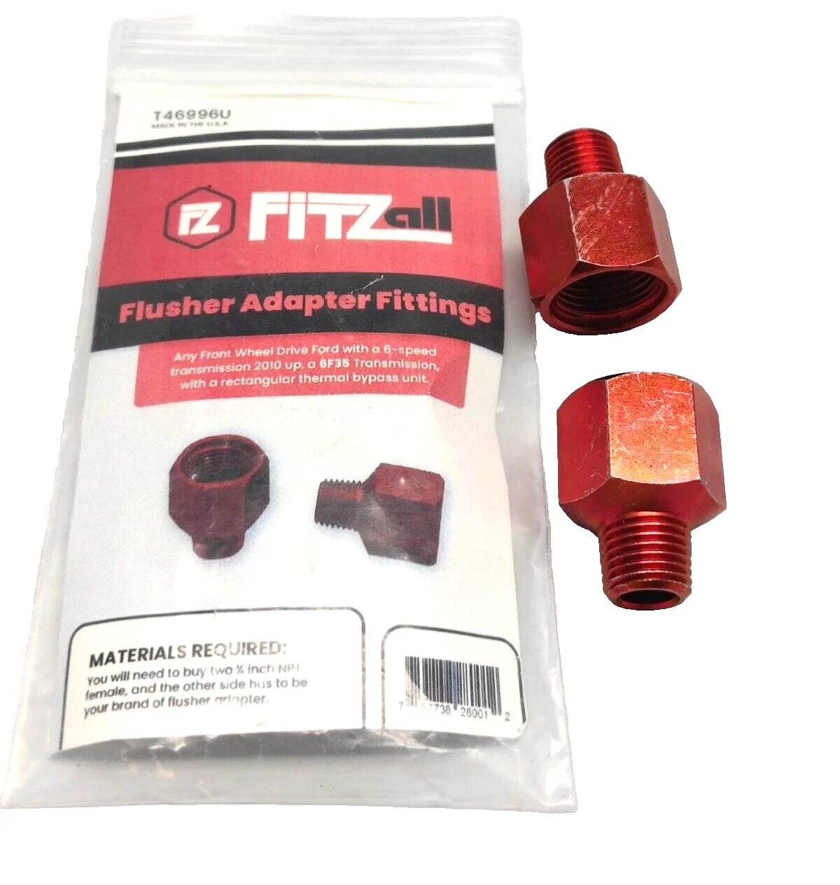 Fitzall 6F35 Flusher Adapter Fittings T46996U