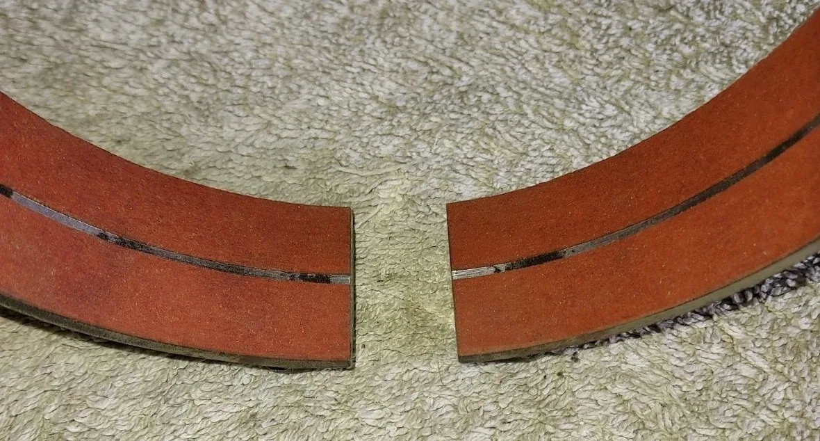 $50 REFUNDABLE CORE CHARGE. FORD C4 FRONT BAND NARROW RIDGID 1.25" WIDE OEM NOS image 3