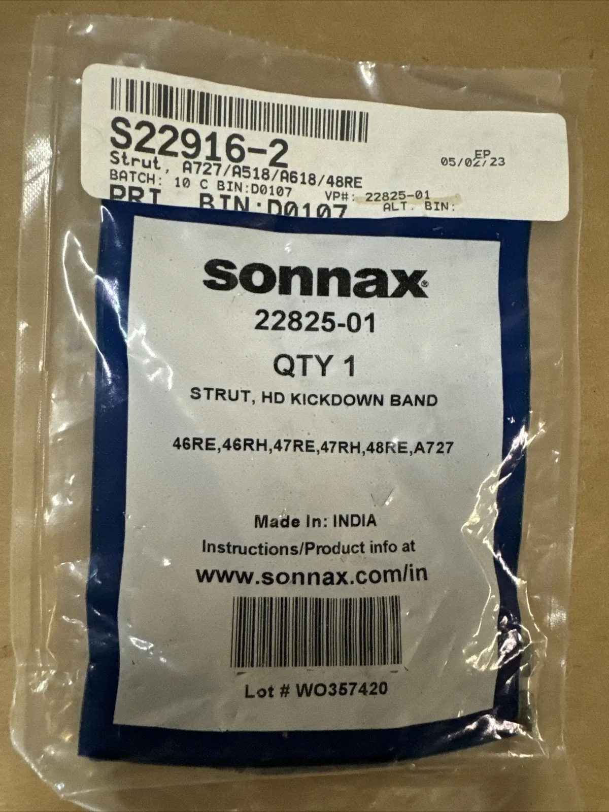 Sonnax Heavy Duty Kickdown Band Strut for Dodge 727/518/618/48RE Transmissions image 3