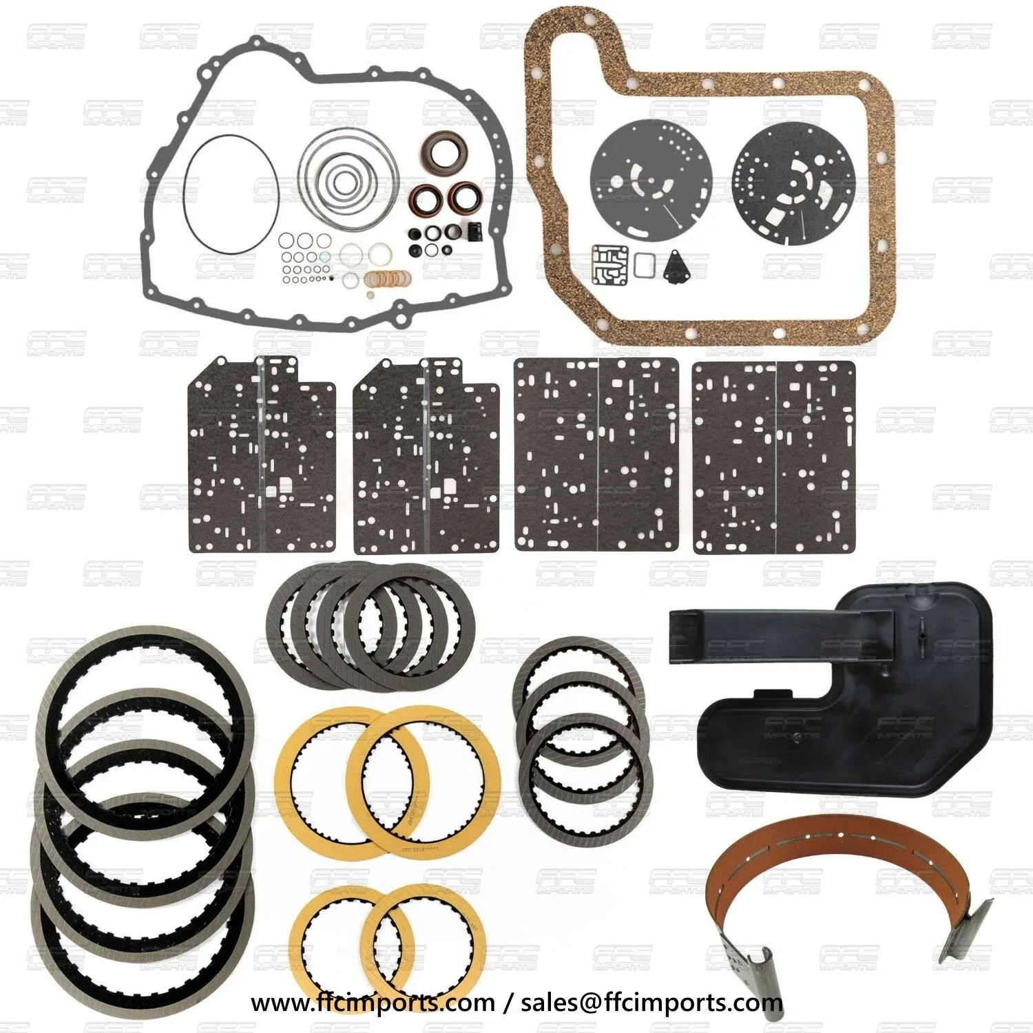 1994-2008 Ford/Mazda/Mercury CD4E (LA4A-EL) Transmission Master Rebuild Kit KP7000XW/O