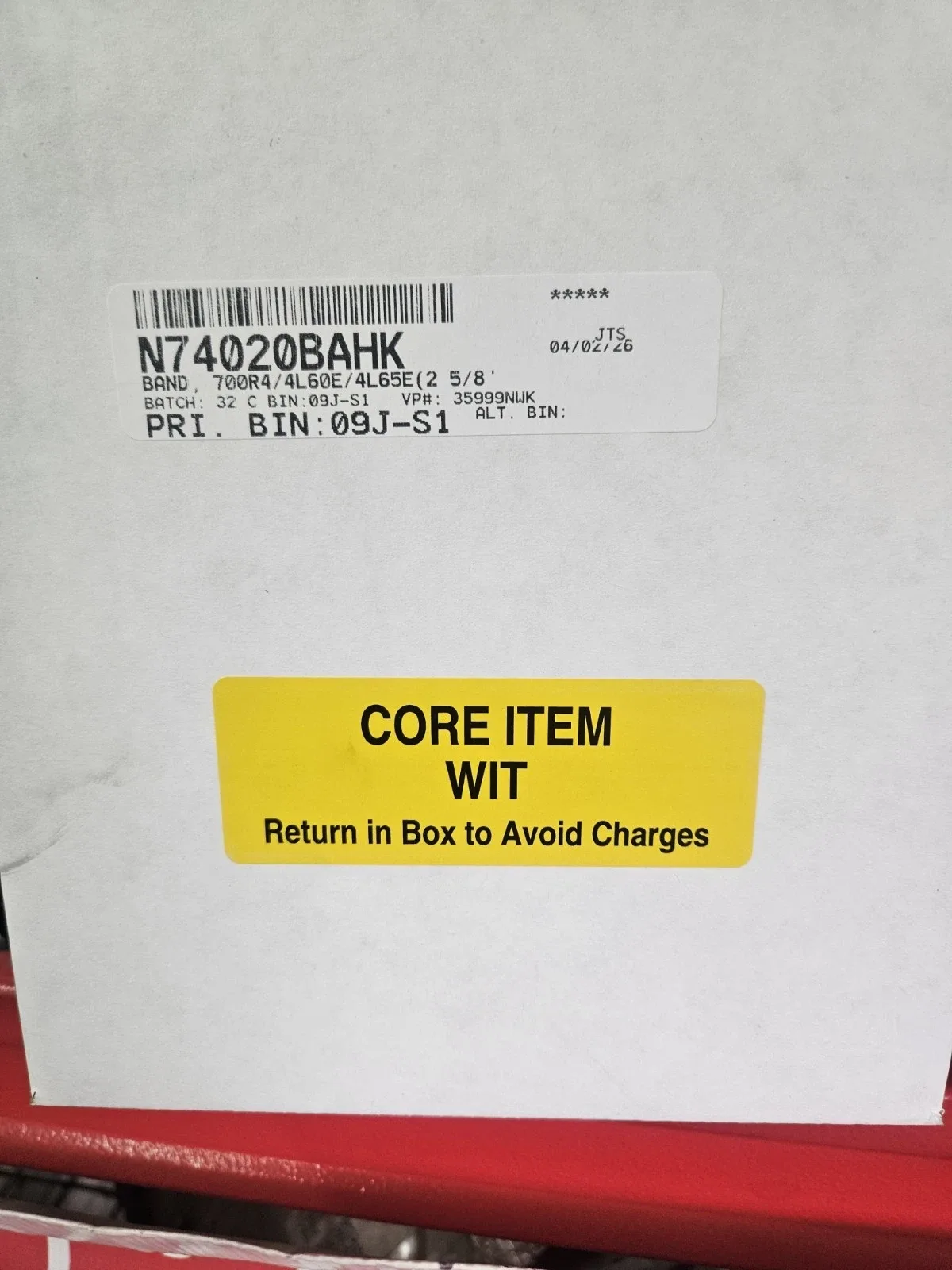 700R4 / 4L60E / 4L65E / 4L70E Kevlar Lined Band - N74020BAHK image 4