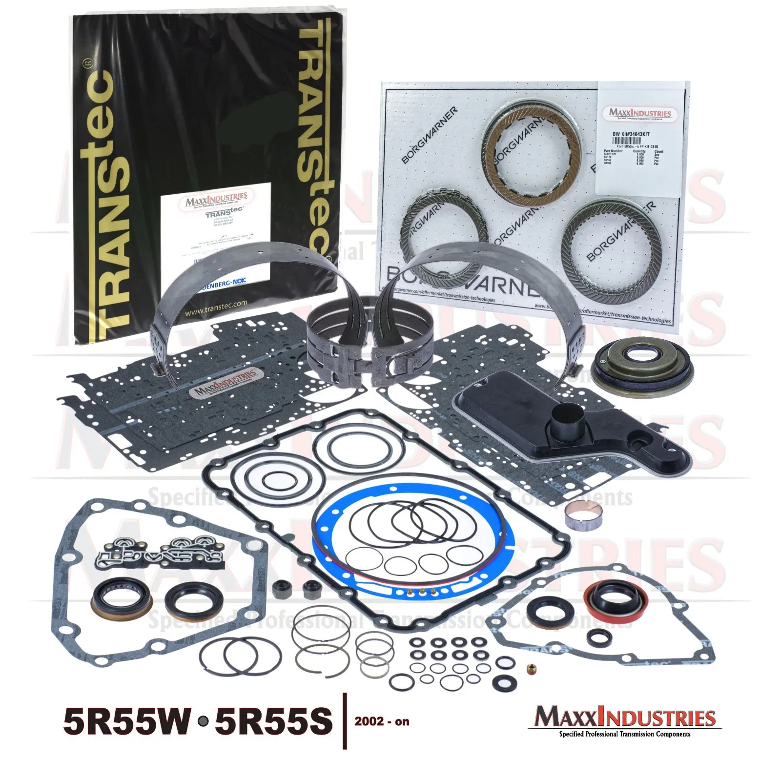 2002-08 5R55W/S Transmission Rebuild Kit - TTB16007GP-CAR image 2