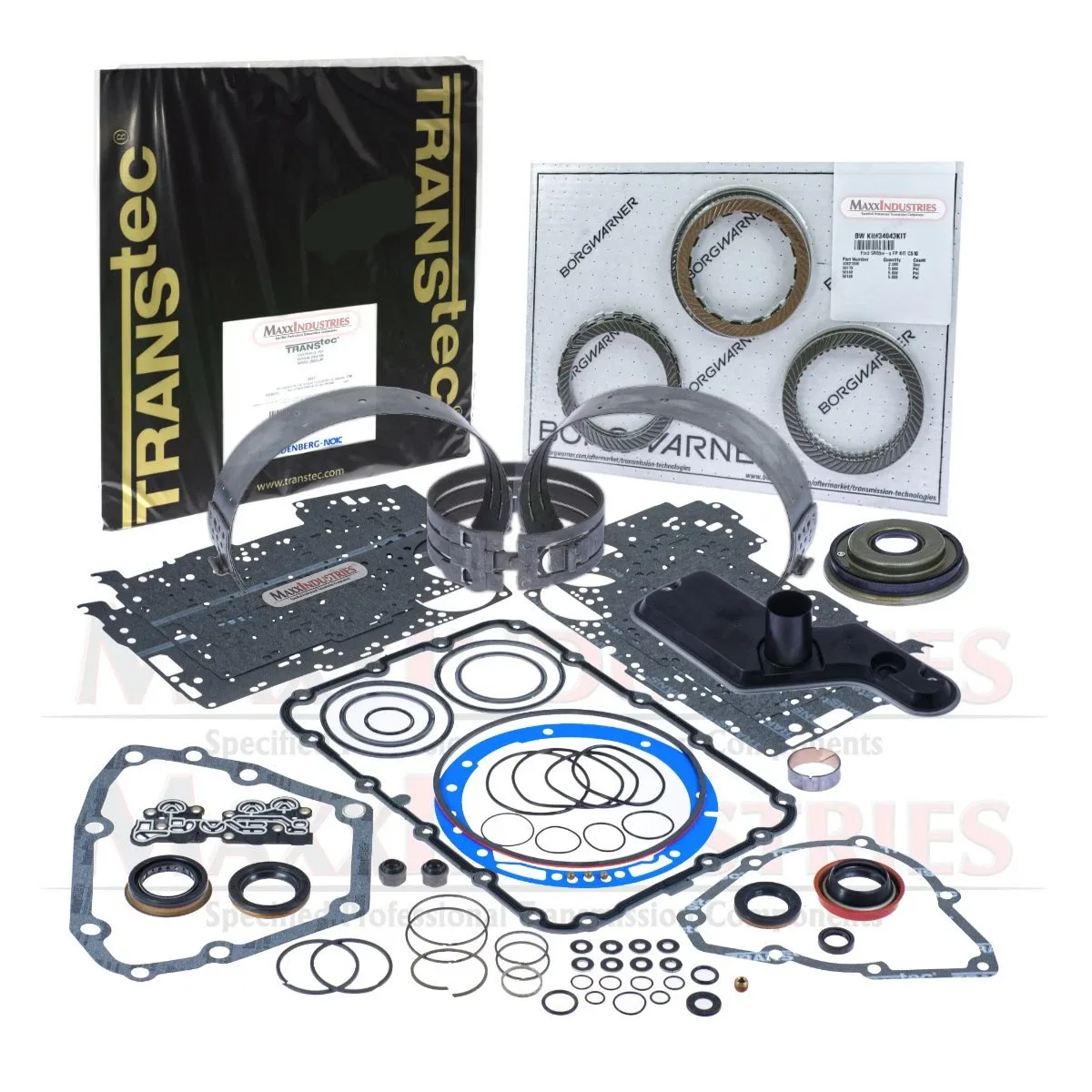 5R55W/S Transmission Rebuild Kit OEM BorgWarner Clutches with Bands 2002-08