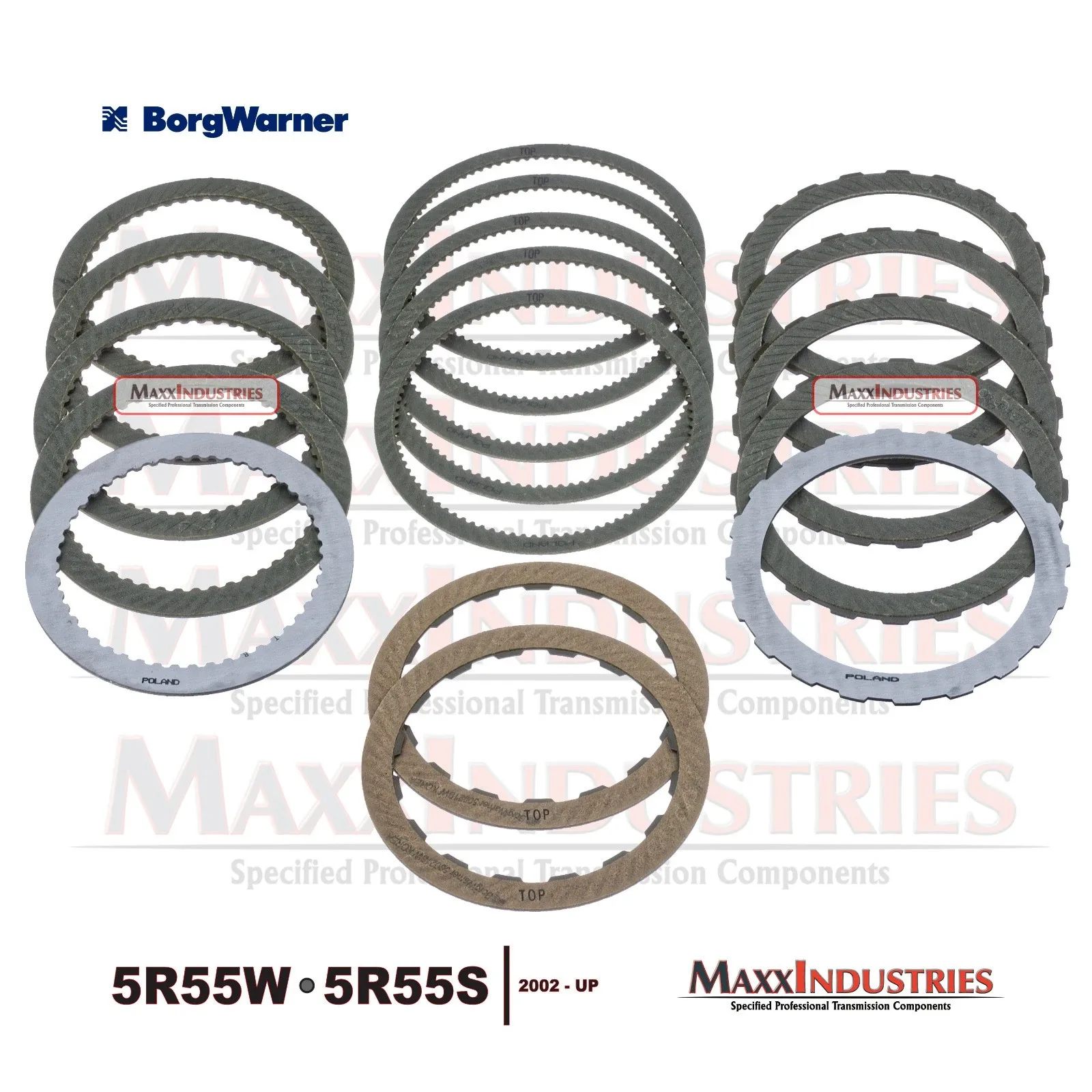 2002-2008 5R55W/S Transmission Rebuild Kit TTB16007GP image 4