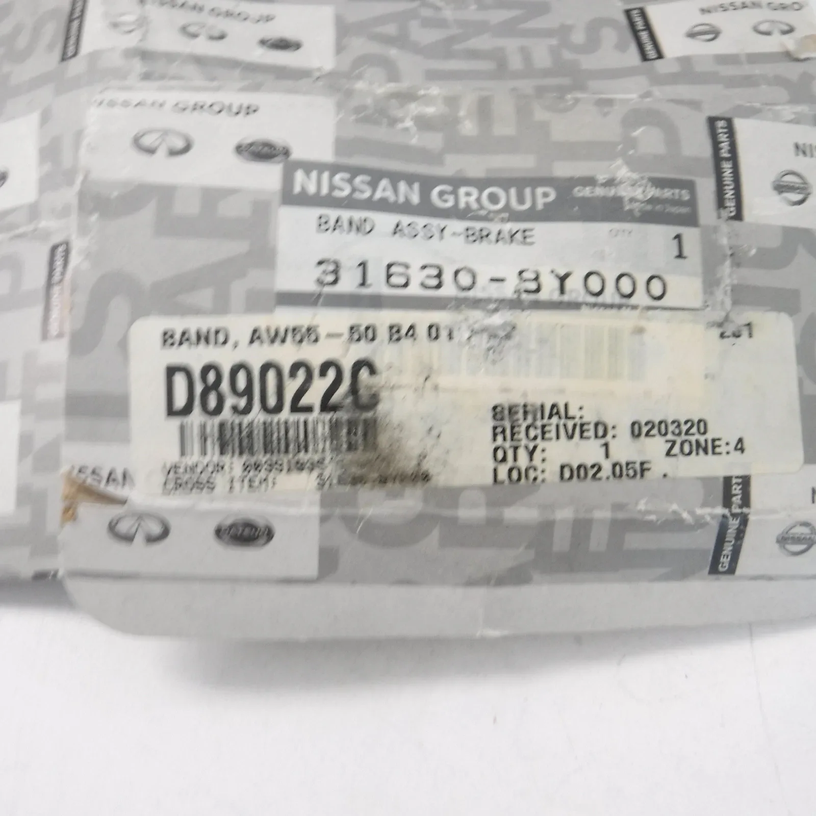 OEM Nissan Transmission B4 Brake Band Fits 2001-2011 AW55-50/51SN Tranmissions image 2