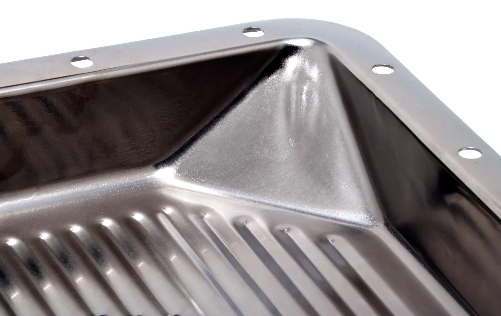 Trans-Dapt for FORD C-6-CHROME Transmission Pan Stock Capacity Stock Depth image 2