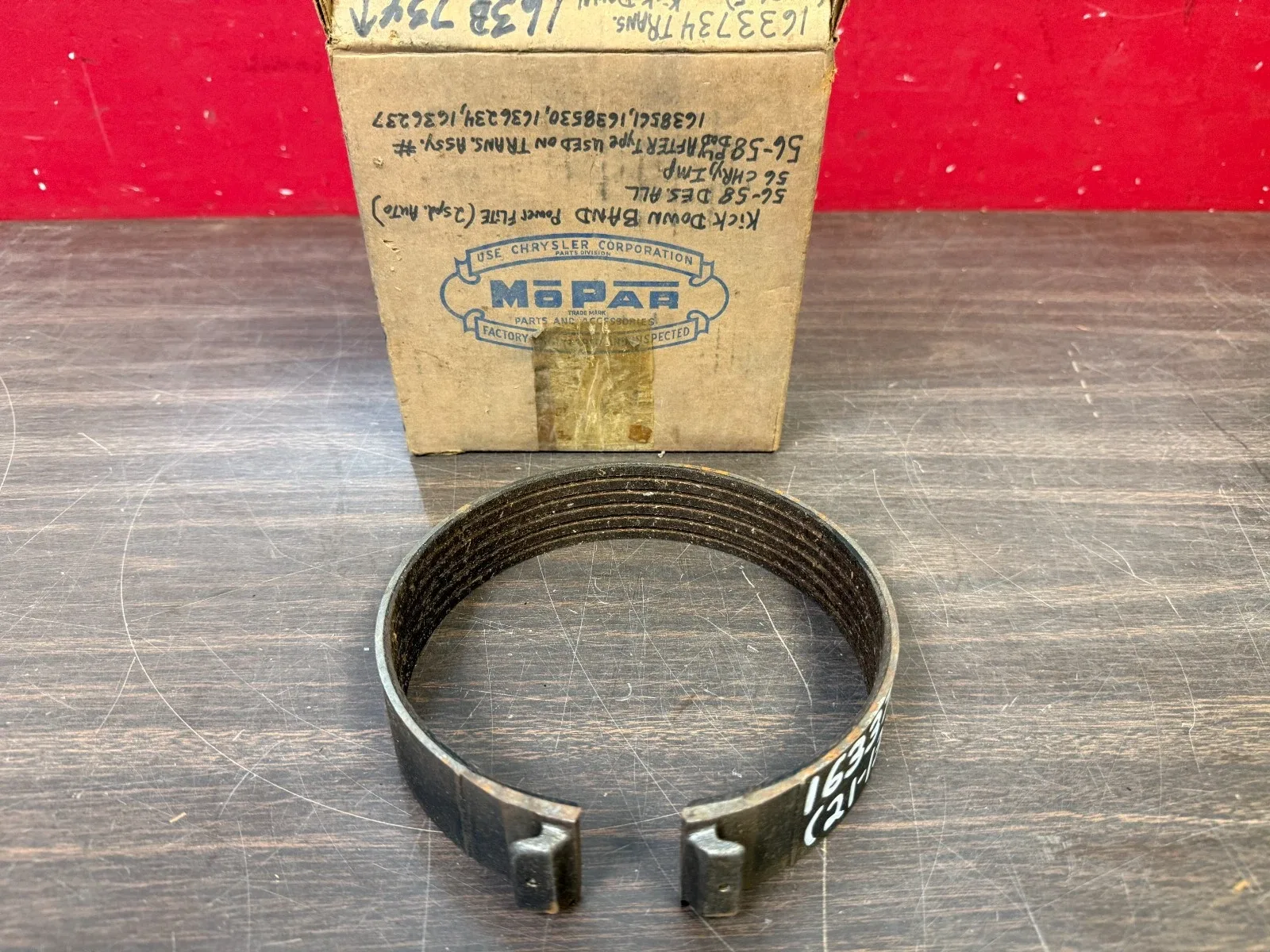 1956-1961 Mopar Powerflite Transmission Kickdown Band - MPN 1633734