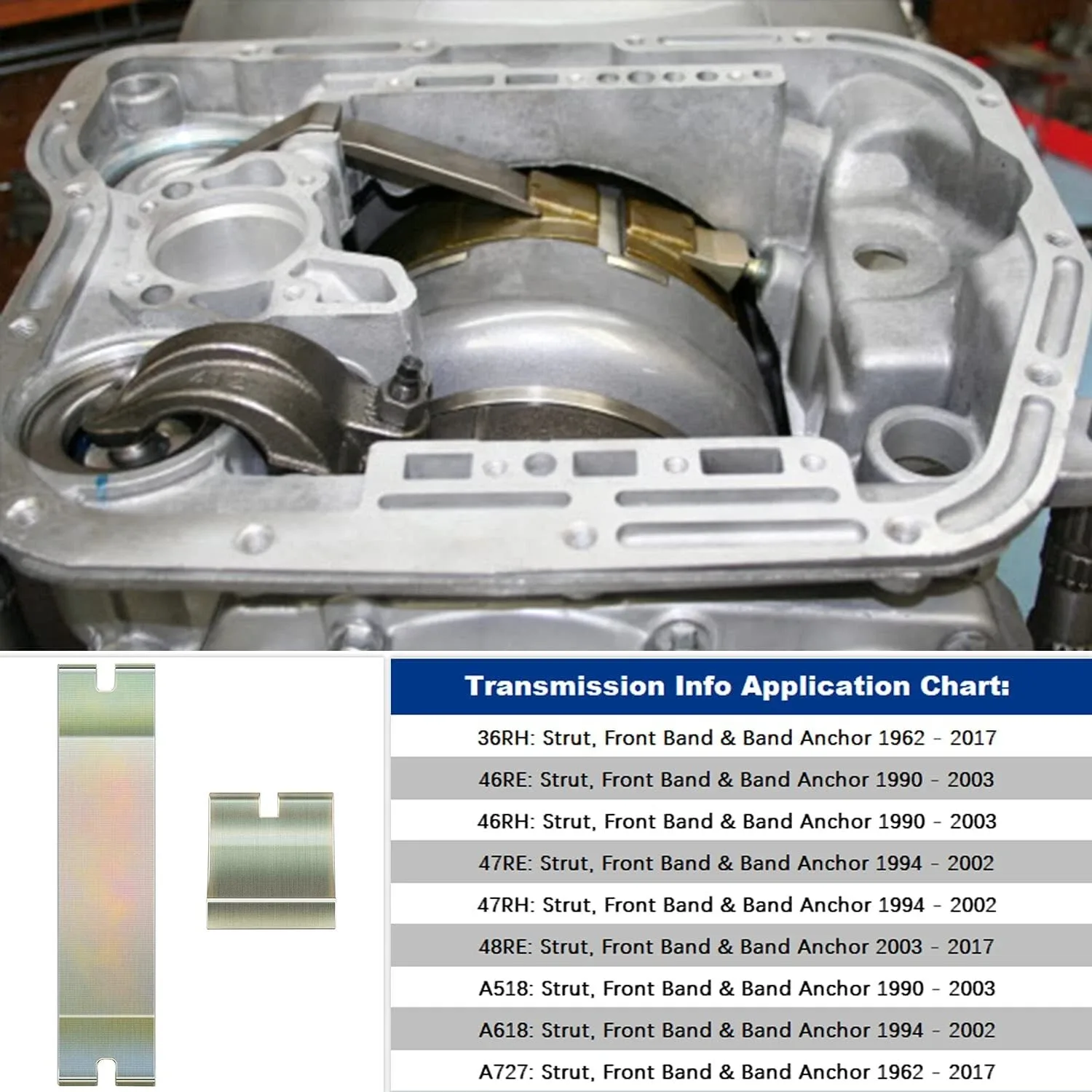 Band Anchor/Strut for 47RE 48RE A518 A618 A727 Transmissions - VSQP830954 image 2