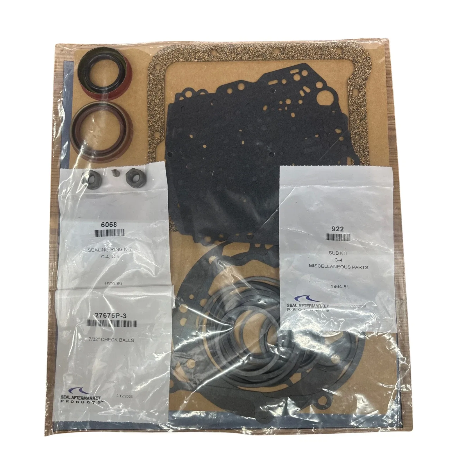 1970-1981 Ford Mustang / F100 / Bronco C4 Transmission Overhaul Kit S26900F image 2