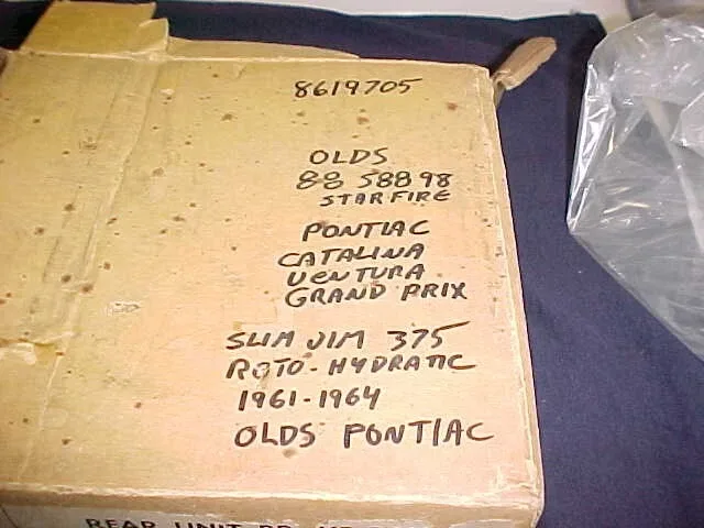 Nos 1961 1964 Roto Hydramatic 375 Model 10 Slim Jim Rear Band Oldsmobile Pontiac image 3