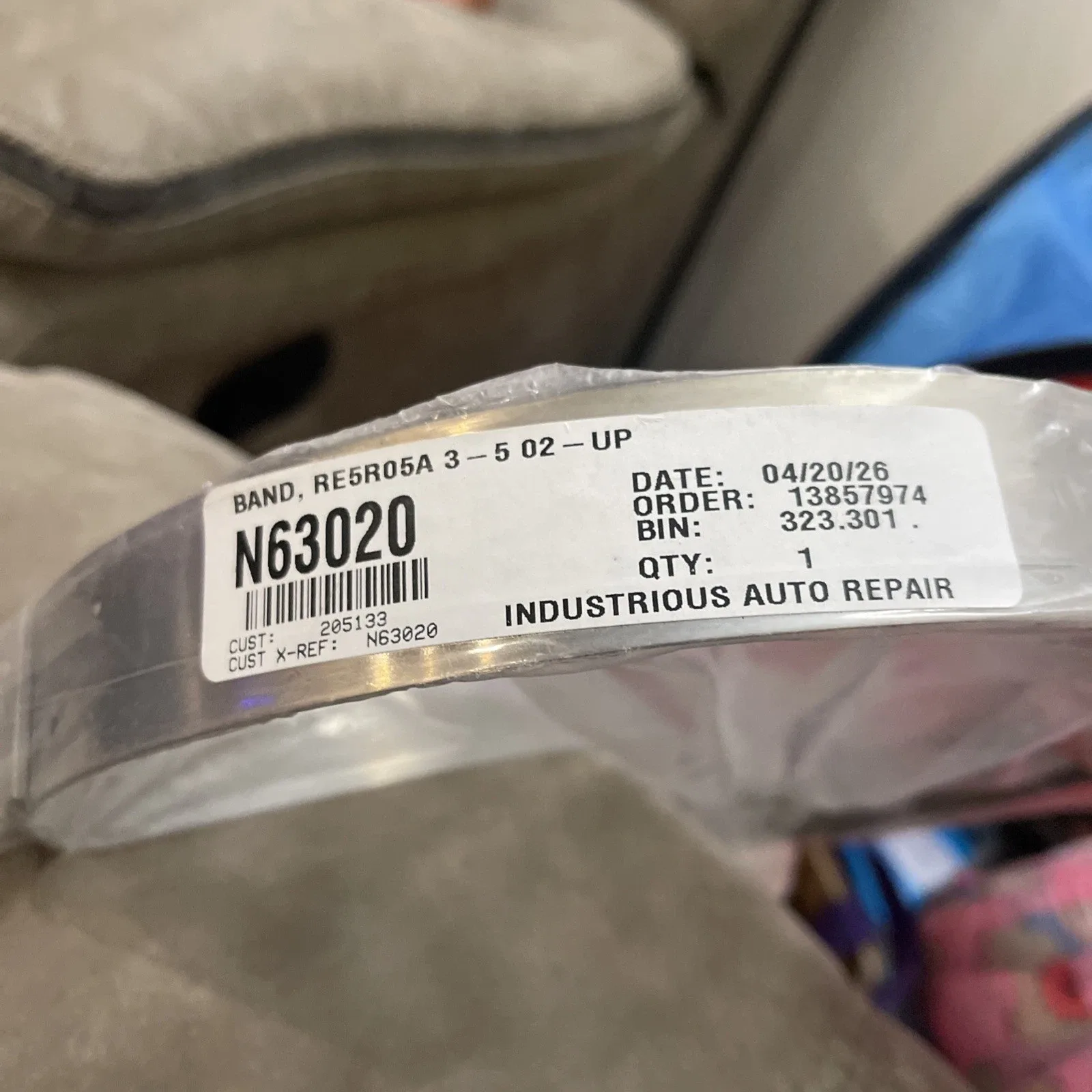 3-5 Band for RE5R05A / A5SR1 / A5SR2 – B63020 (Aftermarket) image 2
