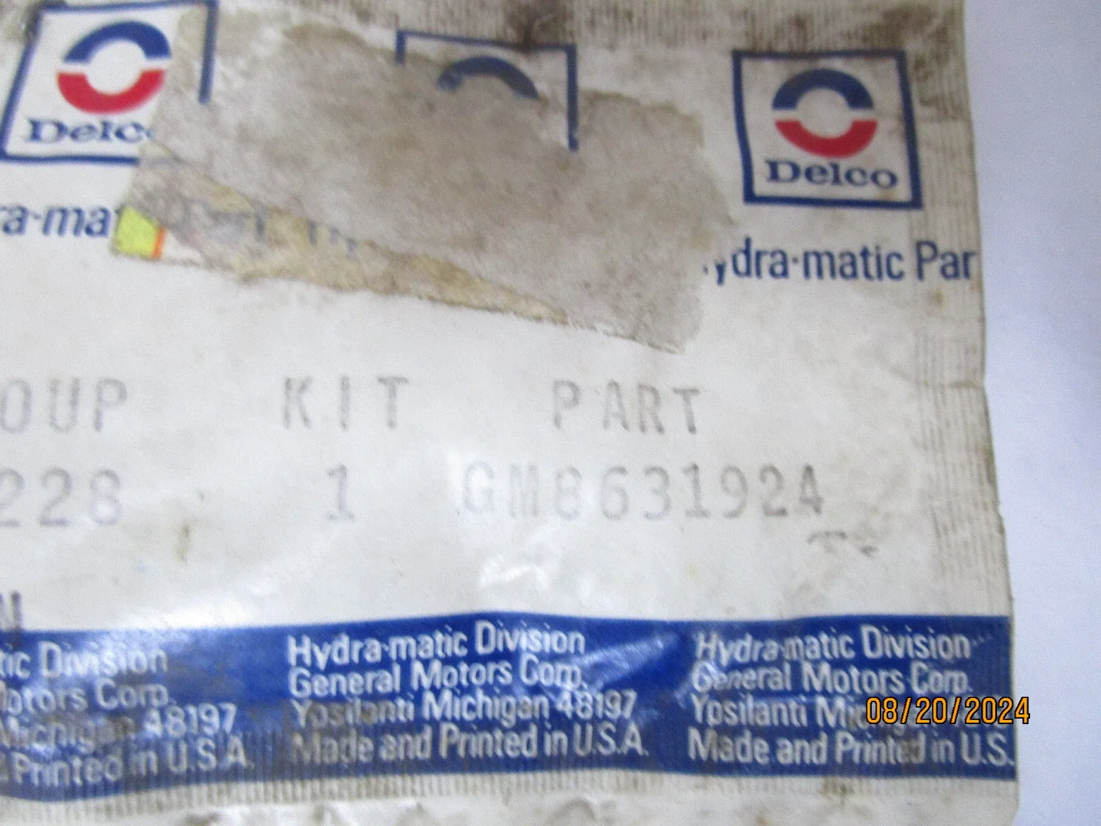 Delco 8631924 Intermediate Band Apply Pin image 2
