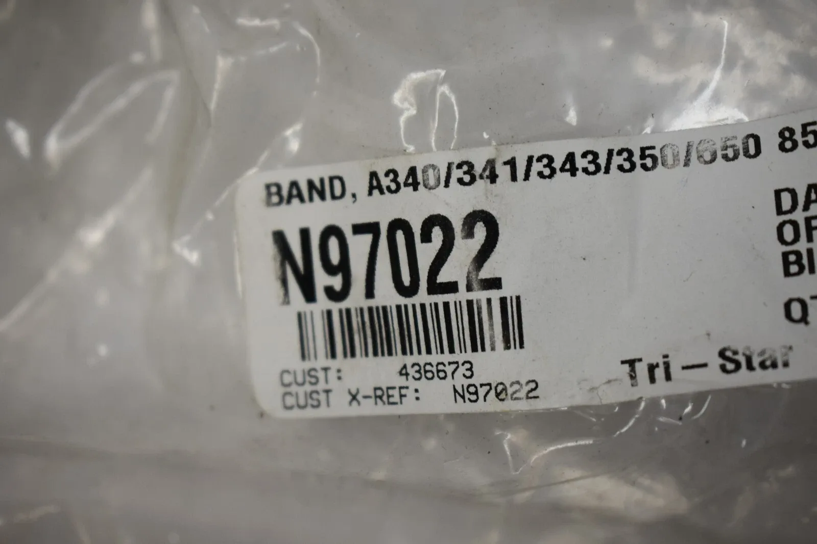 Transmission Band Stainless Steel A340/341/343/350/650 85 N97022 3616431 3 Pack image 4