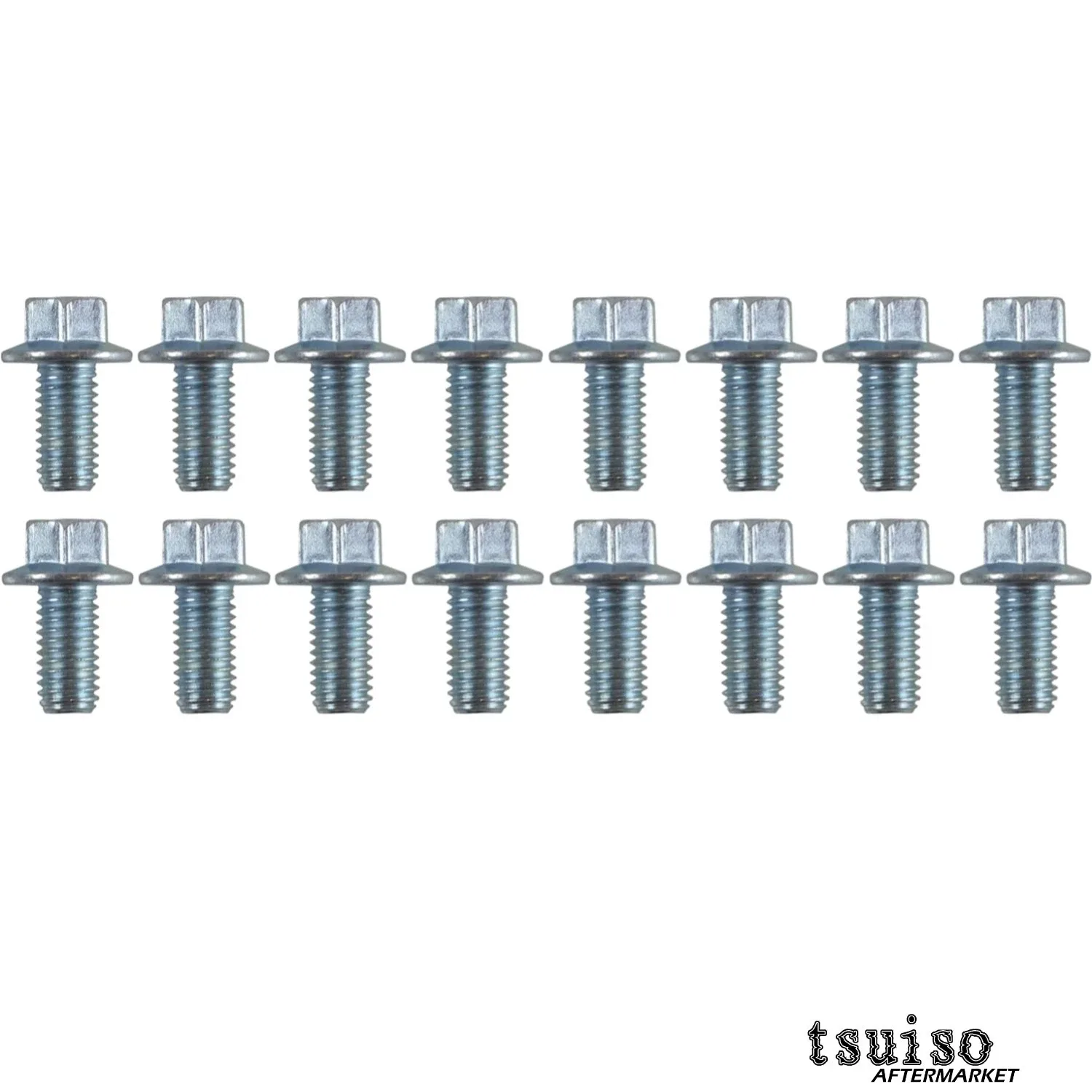 Flange Head 16-Piece Transmission Bolt Set M16 Grade 10.9 - For Chevy