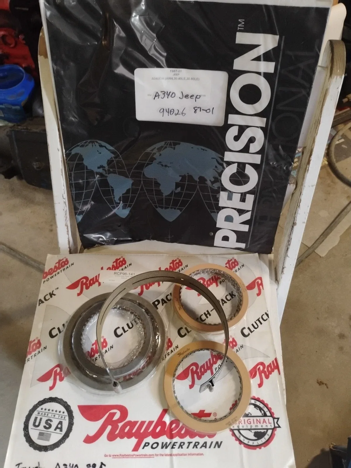 1987-2001 A340E A340H AW430-43LE AW430-80LE Rebuild Band Kit K88900K