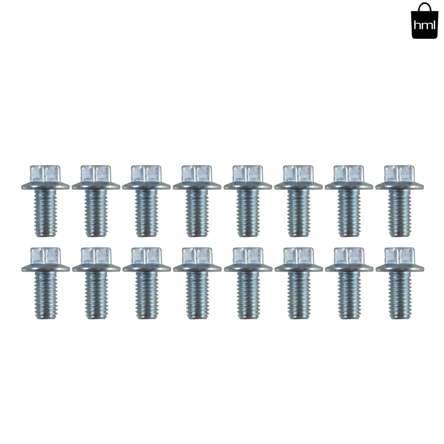 Zinc Coated 16-Piece Transmission Pan Bolt Set for Heavy-Duty Chevy Models