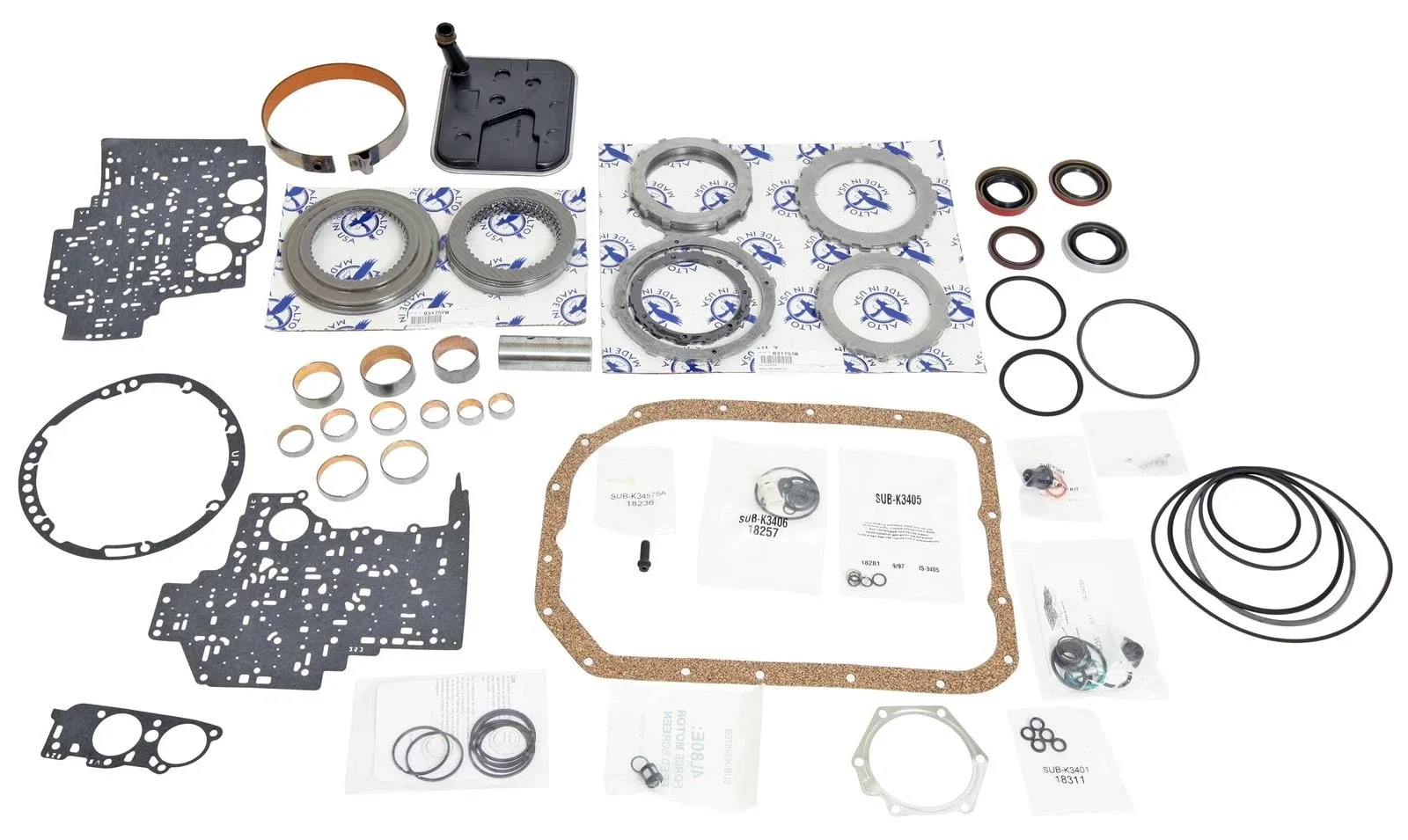 Summit Racing 705064 Automatic Transmission Rebuild Kit - Gaskets, Seals, Bands