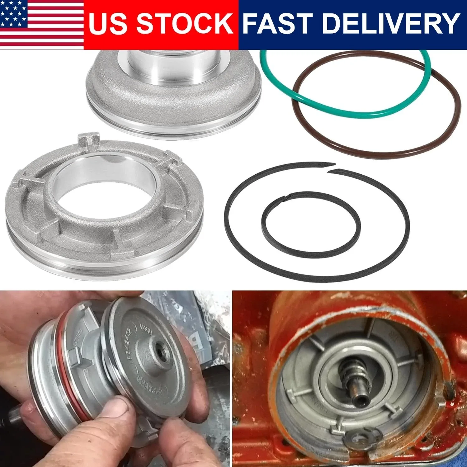 Corvette Servo Piston Kit A74905BK for TH700R4 / 4L60E / 4L65E