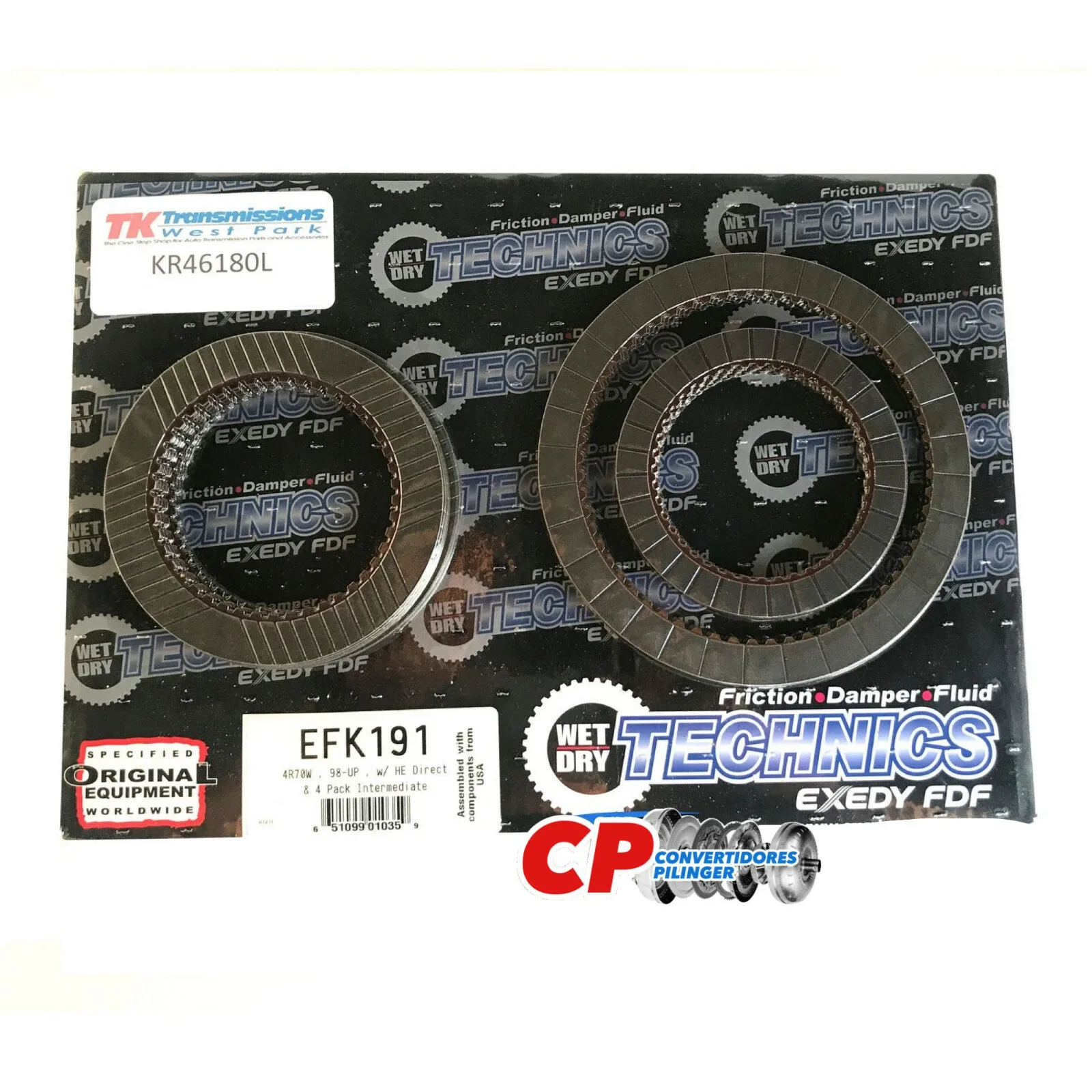 2003-2008 Ford 4R75W / 4R75E Master Rebuild Kit - Band & Filter image 3