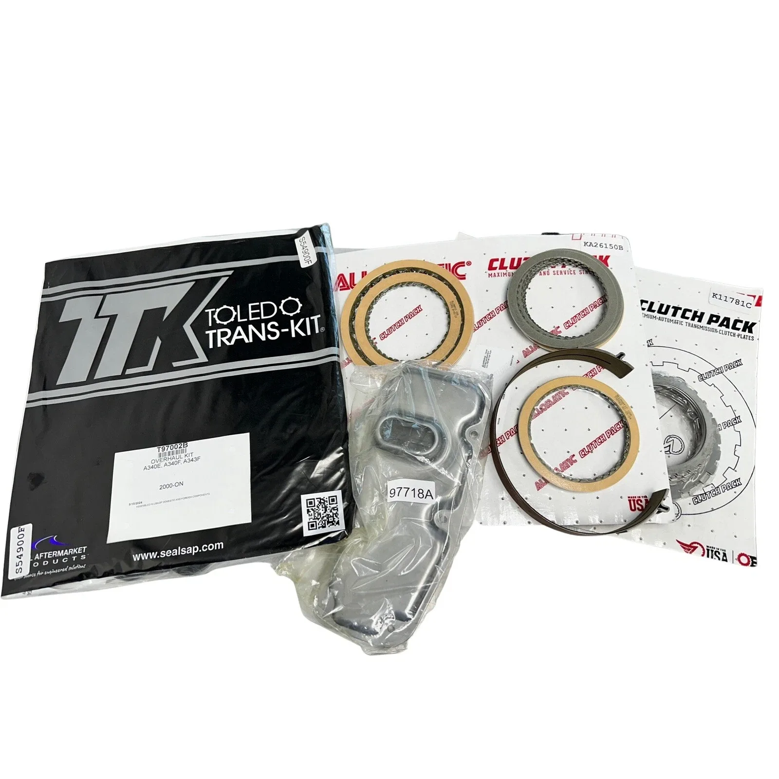 A343E/A343F 30-43LE Transmission Master Rebuild Kit B073820CS+B073880C+W073881C