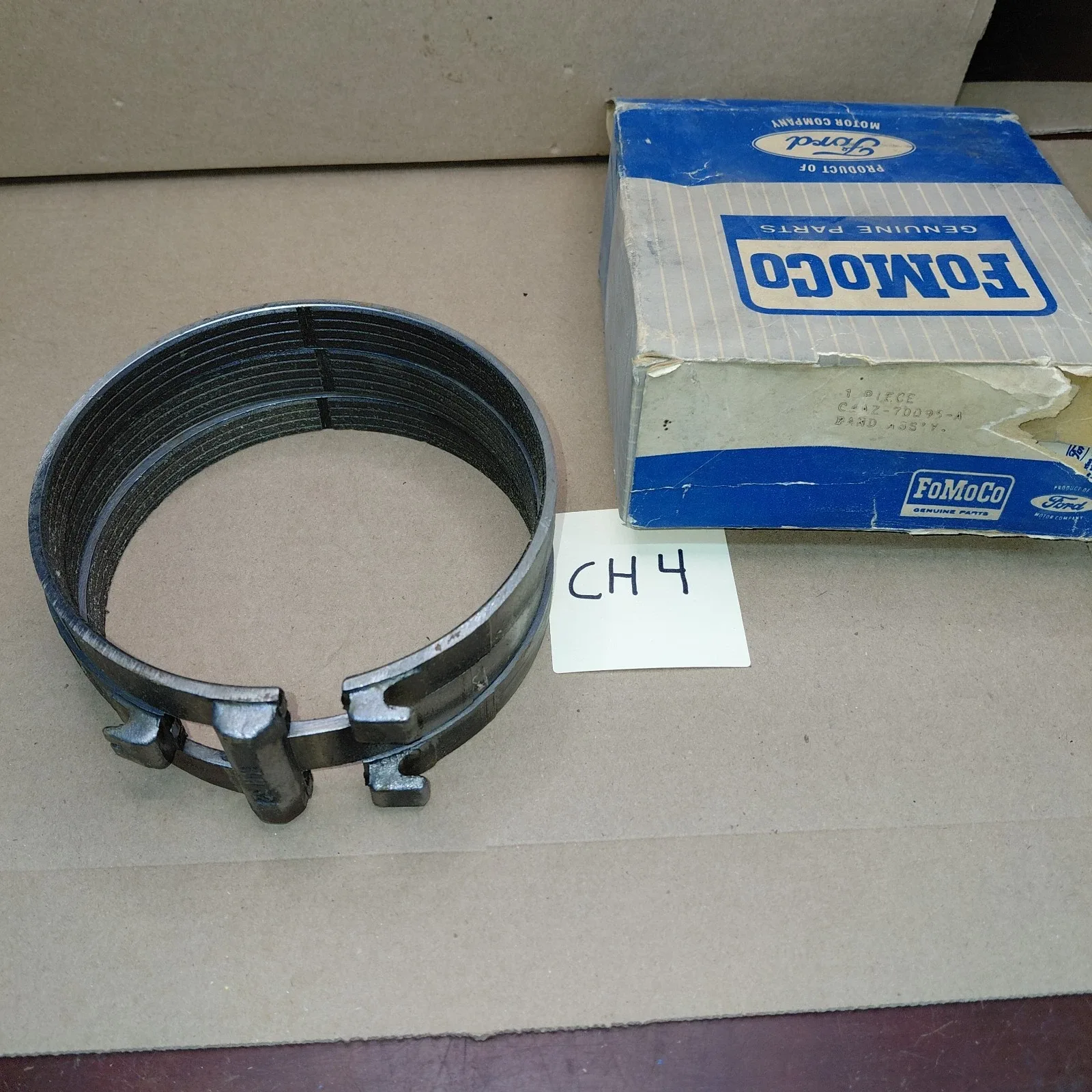 1964-1986 Ford C-4/C-5 Low/Reverse Band - Thrust-Washer-C5-C4-Front-2nd-Servo-Piston-Mustang