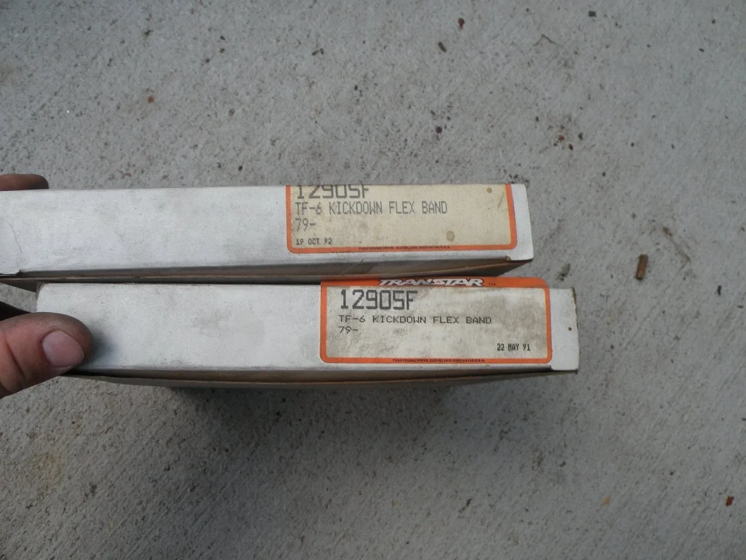 Transtar 12905F transmission kickdown flex band — 1990s NOS