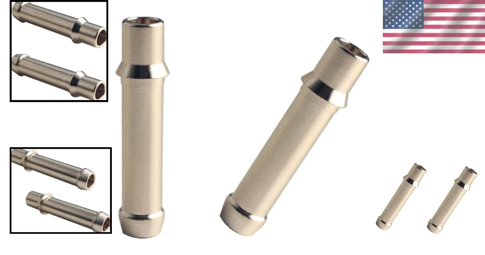 1996+ GM Transmission Cooler Line Fitting Kit - Brass, 2-Piece image 2