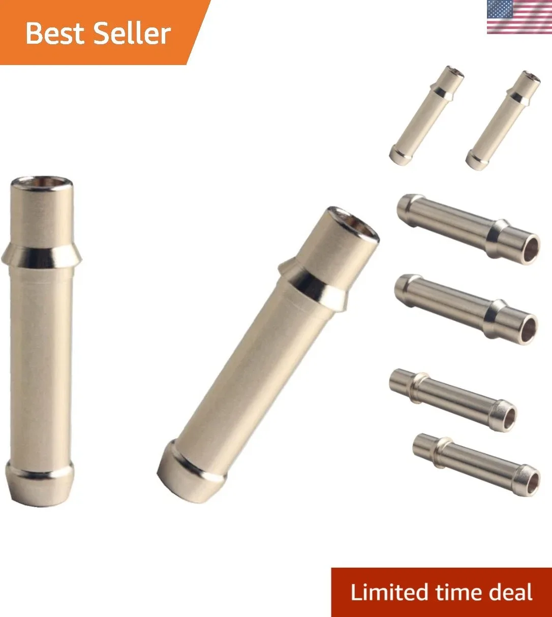 1996+ GM Transmission Cooler Line Fitting Kit - Brass, 2-Piece