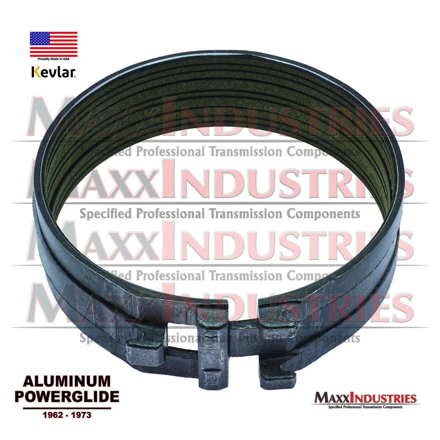 1962-73 Powerglide Low Band Kevlar-lined Aluminum - Alabama Bands 31752R image 3