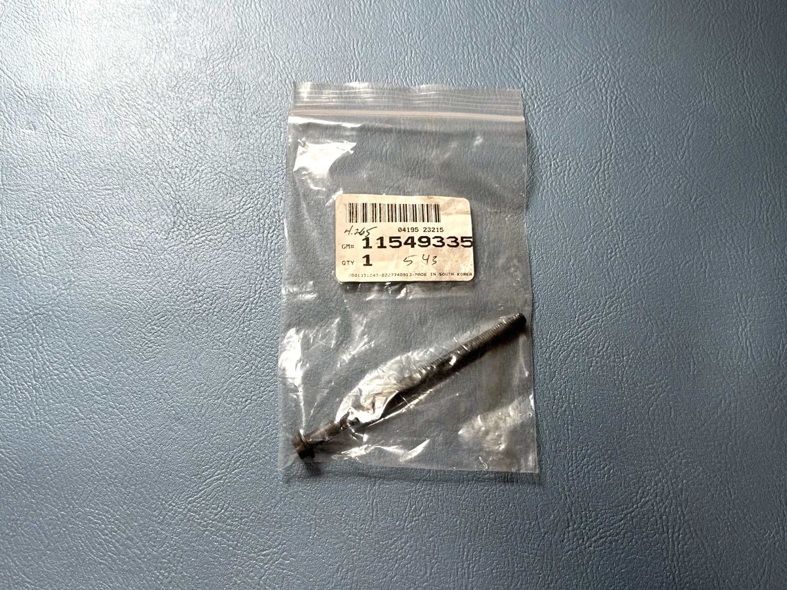 2021-2024 Cadillac Escalade Automatic Transmission Valve Body Bolt MPN 11549335