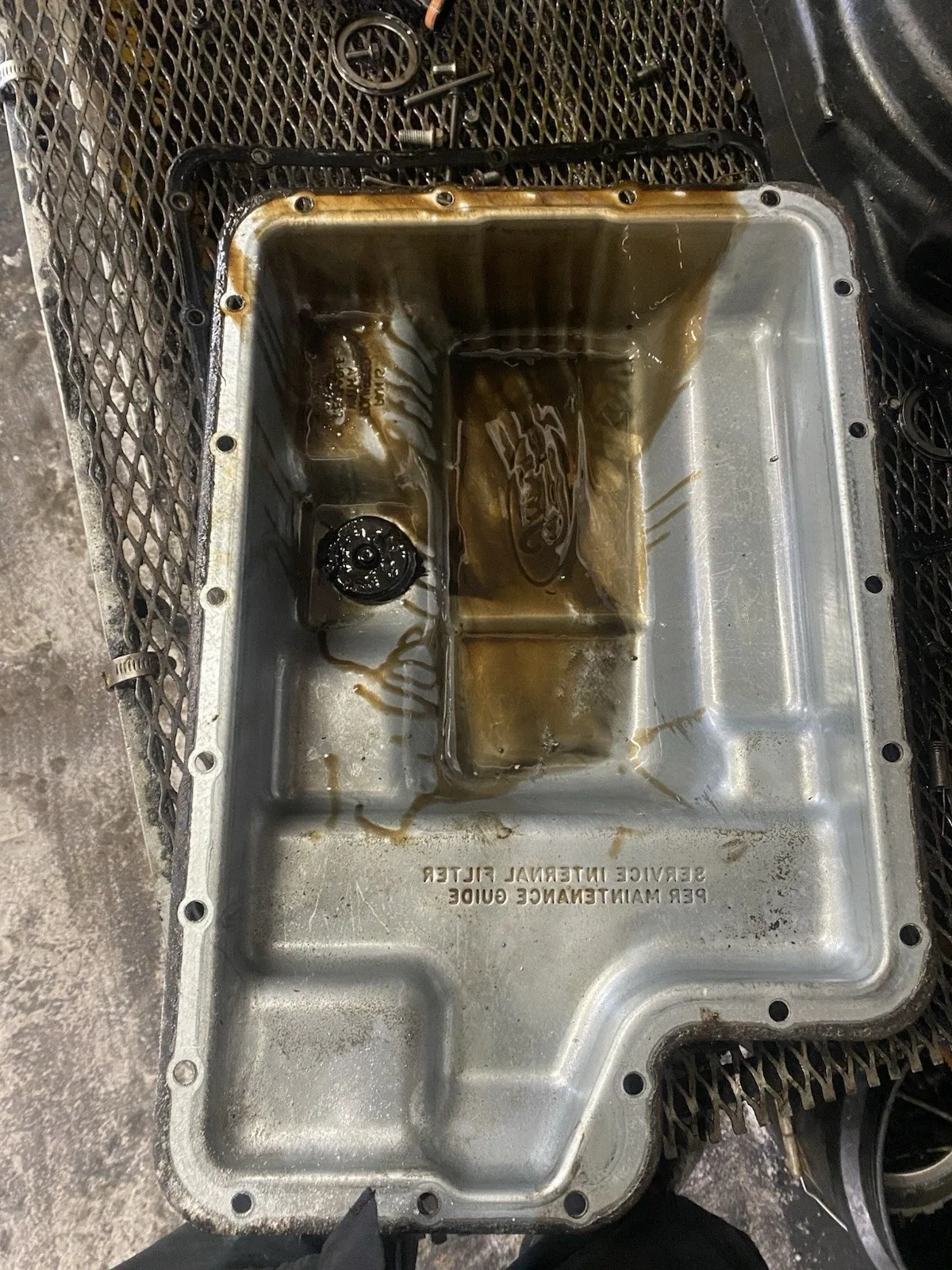 Ford 5R110W Transmission Oil Pan ML4E33(a) image 2