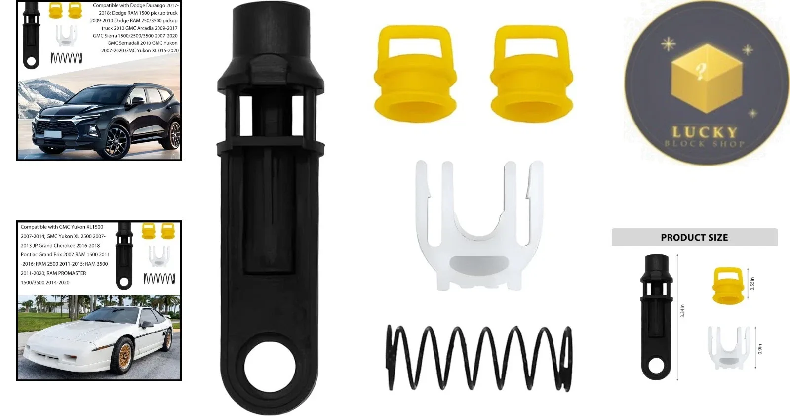2004-2018 Avalanche Gear Shift Bushing Repair Kit - Car Transmission Shifter Cable Repair Kit image 2