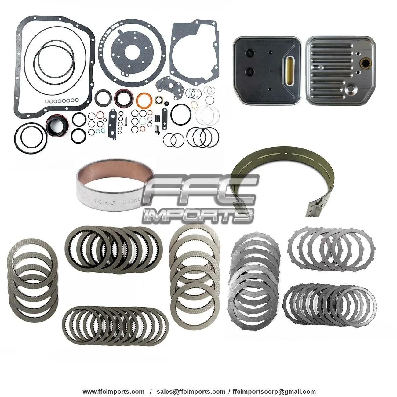 48RE (A618) Super Master Rebuild Kit KP22950R — Filter, Band, Friction, Steel Bushing