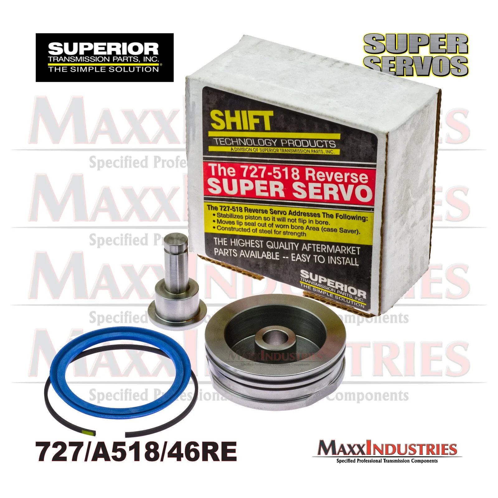 1967-ON Reverse Band Servo Piston K029 for TF8 / A727 / A518 / 46RE image 2