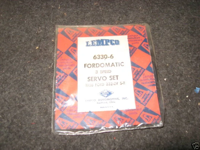 1958 Ford Fordomatic Transmission Servo Seal Kit – LEMPCO 6330-6