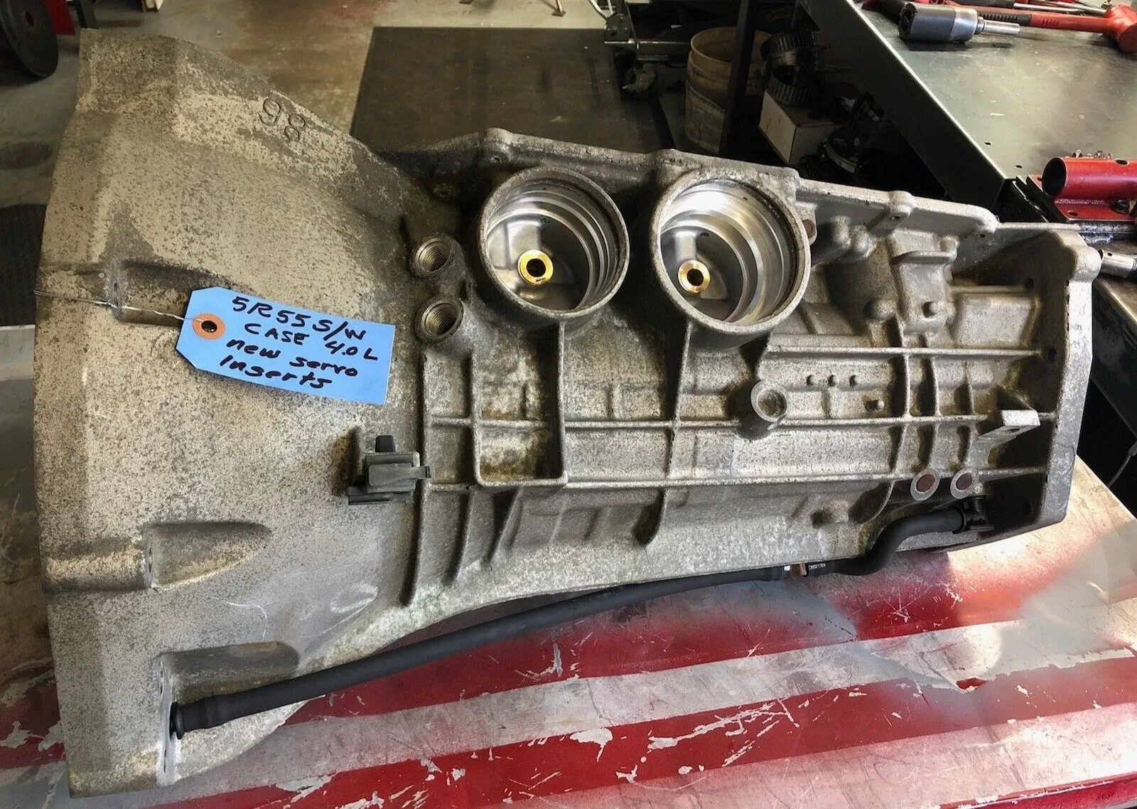 2002-2008 Ford 5R55S / 5R55W Transmission Case 4.0L with New Servo Inserts