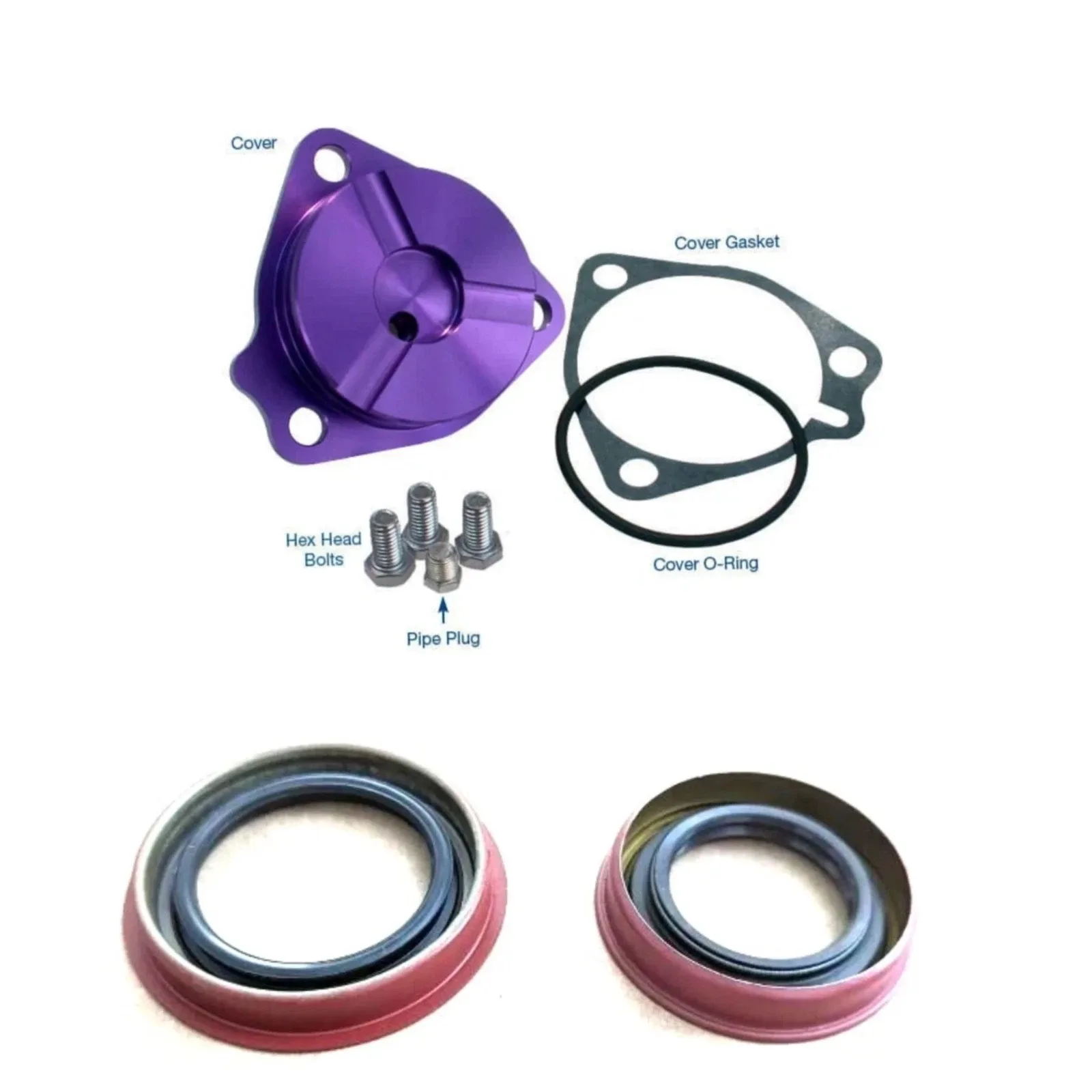 Powerglide Servo Cover Kit 28821-03K Purple Anodized