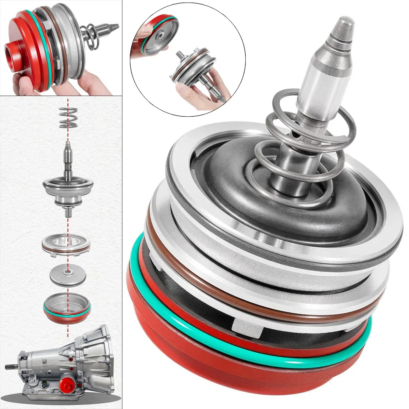 1982-2014 GM 700R4 / 4L60 / 4L60E / 4L65E Servo Piston Kit image 2