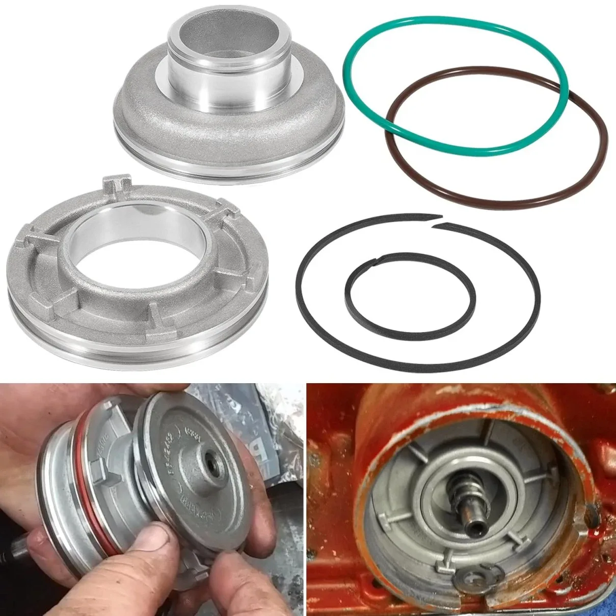 Camoo A74905BK Servo Piston Kit Upgrade for TH700R4 / 4L60E / 4L65E (Corvette)