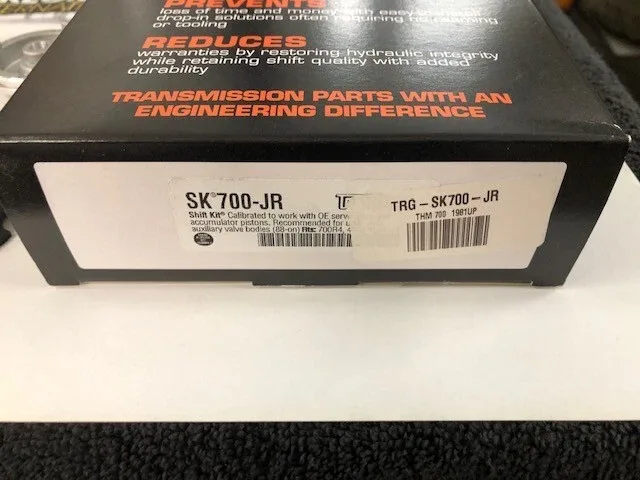 Trans Go SK-700-JR 700R4 Shift Kit with Vette Servo, Boost Valve & Accumulators image 2
