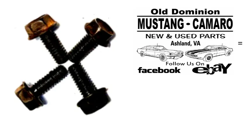 1965-1986 Ford Mustang C4 Automatic Transmission Intermediate Band Servo Cover Bolts
