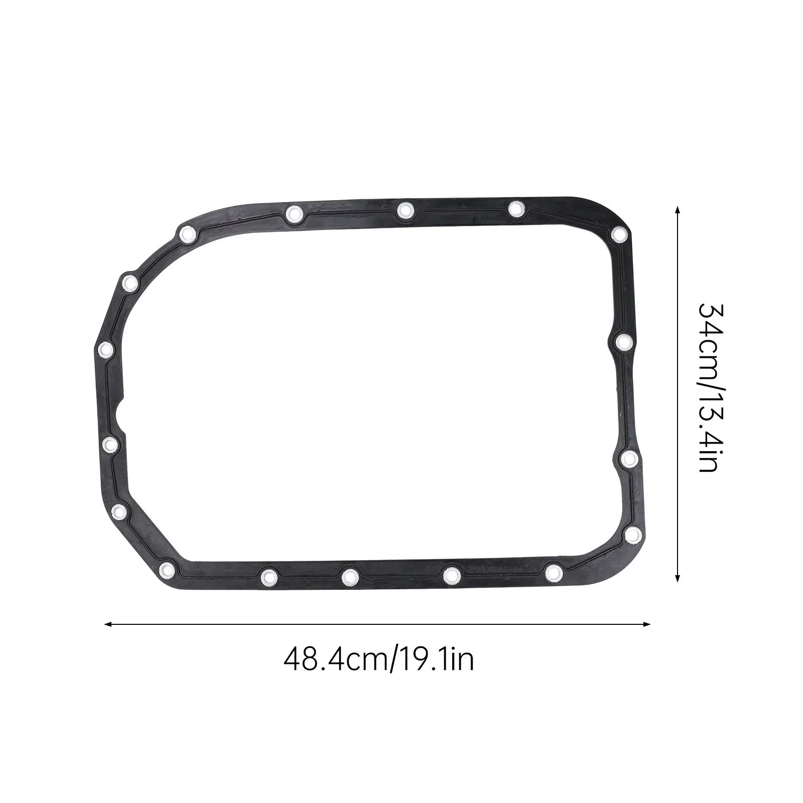 New 4L80E 4L85E Oil Pan Gasket Reusable Bonded Molded image 2