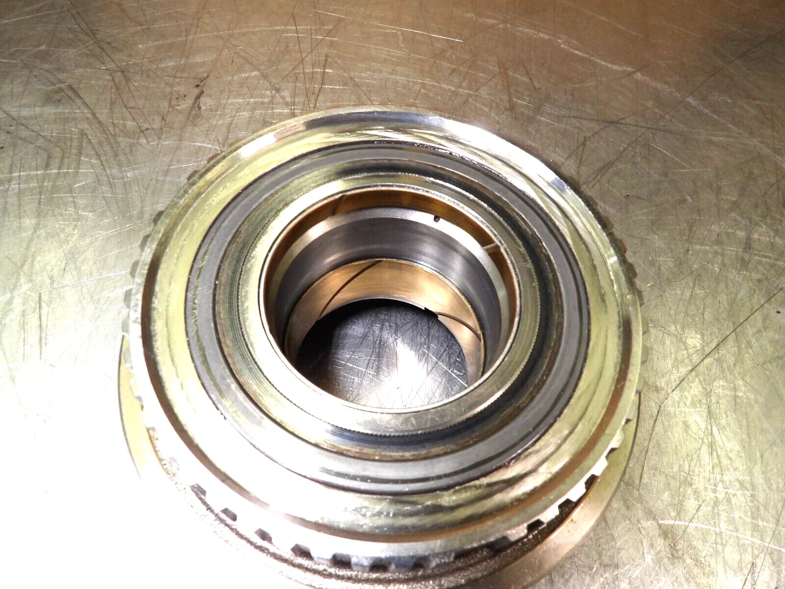 Ford E4OD 4-Clutch Direct Clutch Drum (Used) image 3